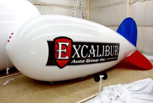 18ft long advertising blimp