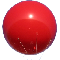 6 ft helium advertising balloon