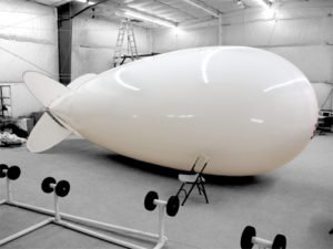30ft long advertising blimp