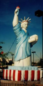 Statue of Liberty advertising inflatable