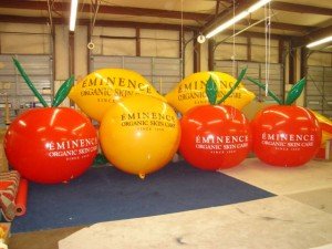 advertising balloons - fruits shape helium advertising balloons