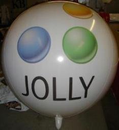 logo balloon - helium balloon with Jolly logo